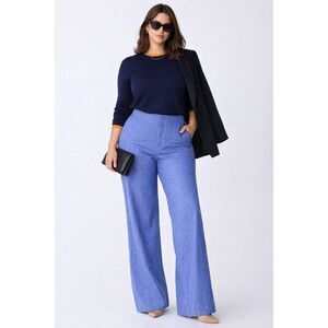 NWT CALLAS Milano Jane Wide-Leg Stretch Twill Jeans, Sz 14/16 $460 E36